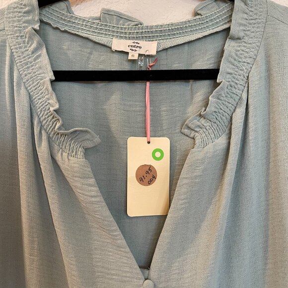 NWT Entro Long Sleeve Blouse - Picture 9 of 11
